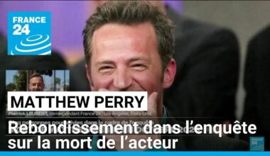 Matthew Perry : cinq personnes poursuivies pour la mort de la star de "Friends" • FRANCE 24