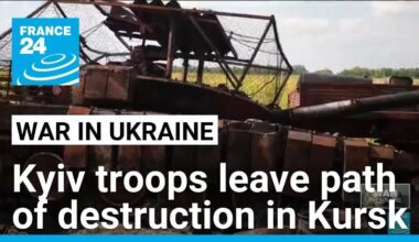 Ukrainian forces leave path of destruction in Kursk incursion • FRANCE 24 English