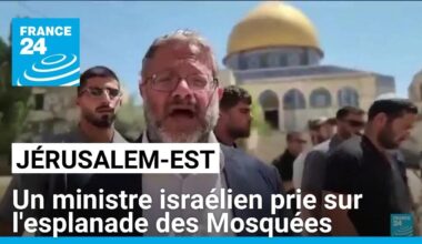 Un ministre israélien d'extrême droite prie sur l'esplanade des Mosquées, tollé international