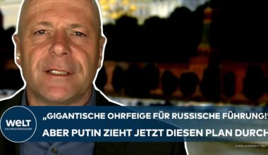 UKRAINE-KRIEG: "Gigantische Ohrfeige für die russische Führung!" Aber Putin bleibt bei seinem Plan