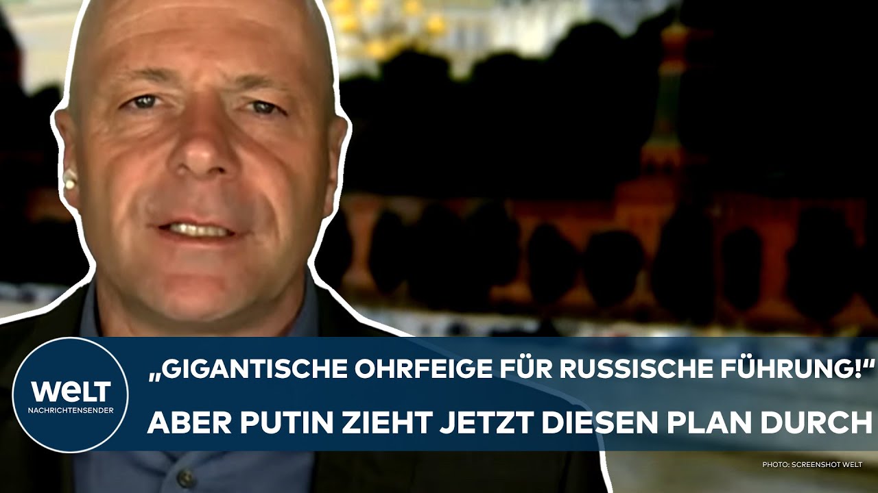 UKRAINE-KRIEG: "Gigantische Ohrfeige für die russische Führung!" Aber Putin bleibt bei seinem Plan