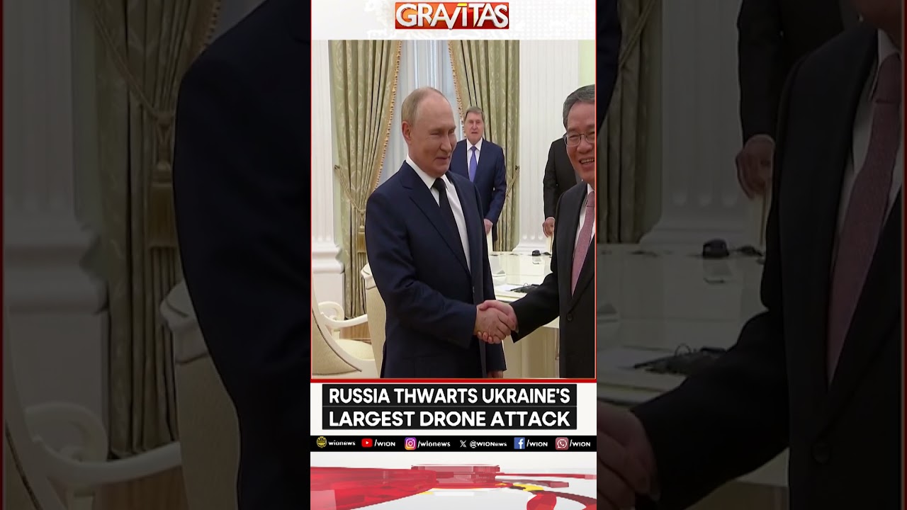 Russia-Ukraine war | Russia thwarts Ukraine's largest drone attack | Gravitas | WION Shorts