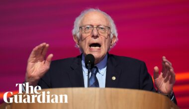 Bernie Sanders tells Democrats 'we will win this struggle' and urges end to war in Gaza