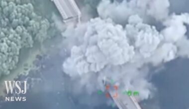 Watch: Ukraine Destroys Bridge in Russia’s Kursk Region | WSJ News