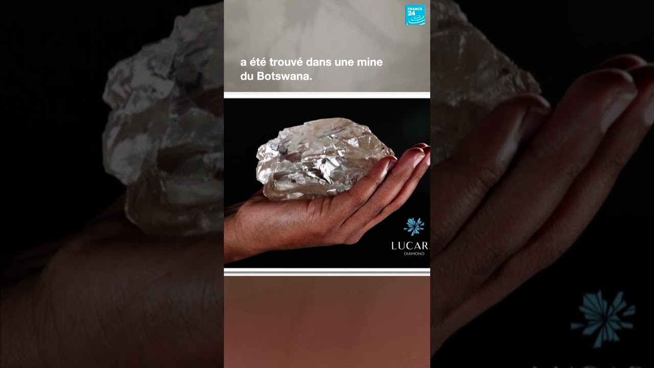 Le deuxième plus gros diamant du monde découvert au #Botswana  • FRANCE 24