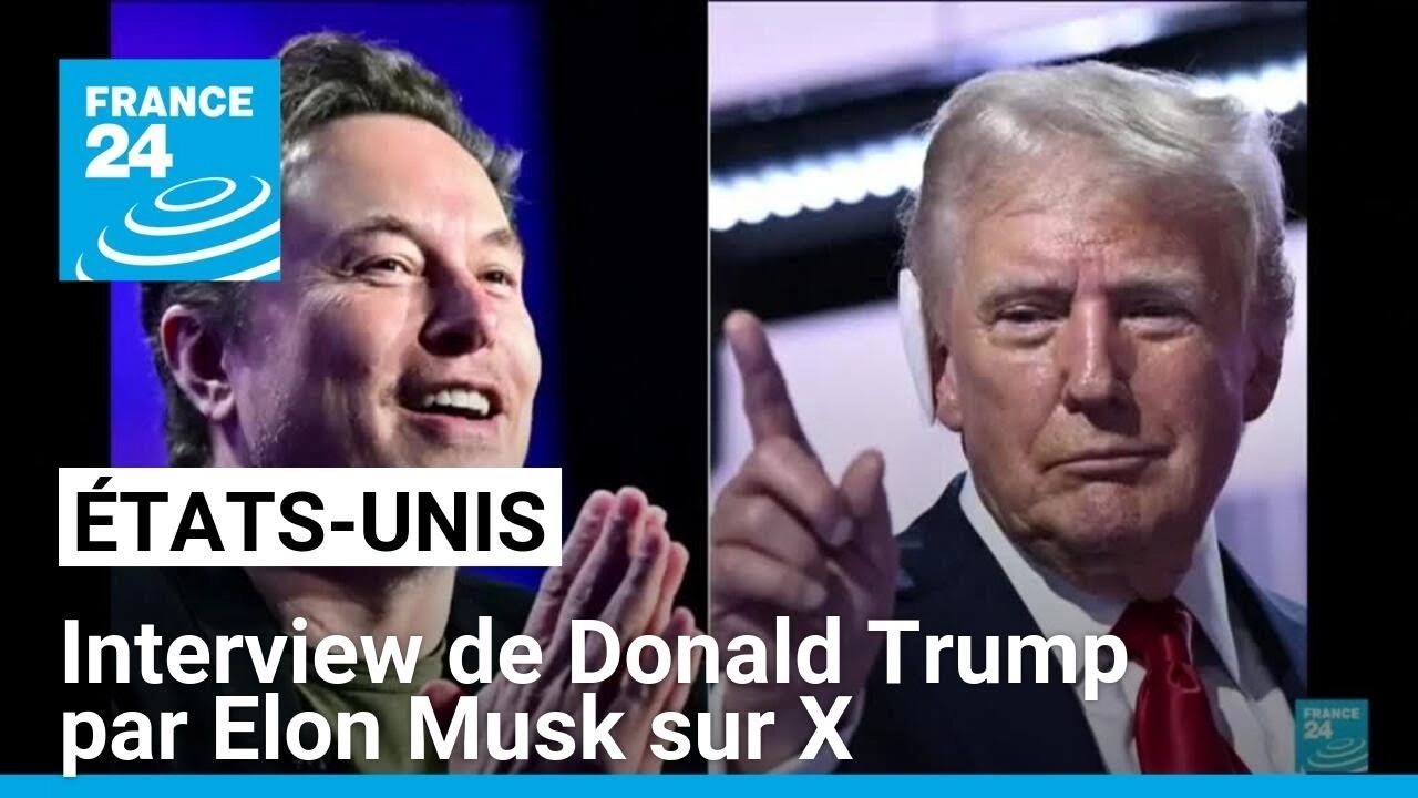 Elon Musk affirme que son interview avec Donald Trump sur X est perturbée par une cyberattaque