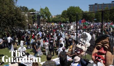 Protesters gather in Chicago's Union Park before Democratic party convention