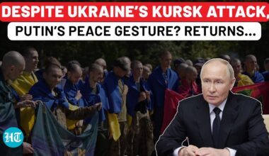 Amid Kursk Invasion, Putin’s Peace Gesture? Russia, Ukraine Exchange 115 Prisoners | Watch