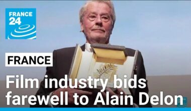 French film industry bids farewell to 'giant' Alain Delon • FRANCE 24 English