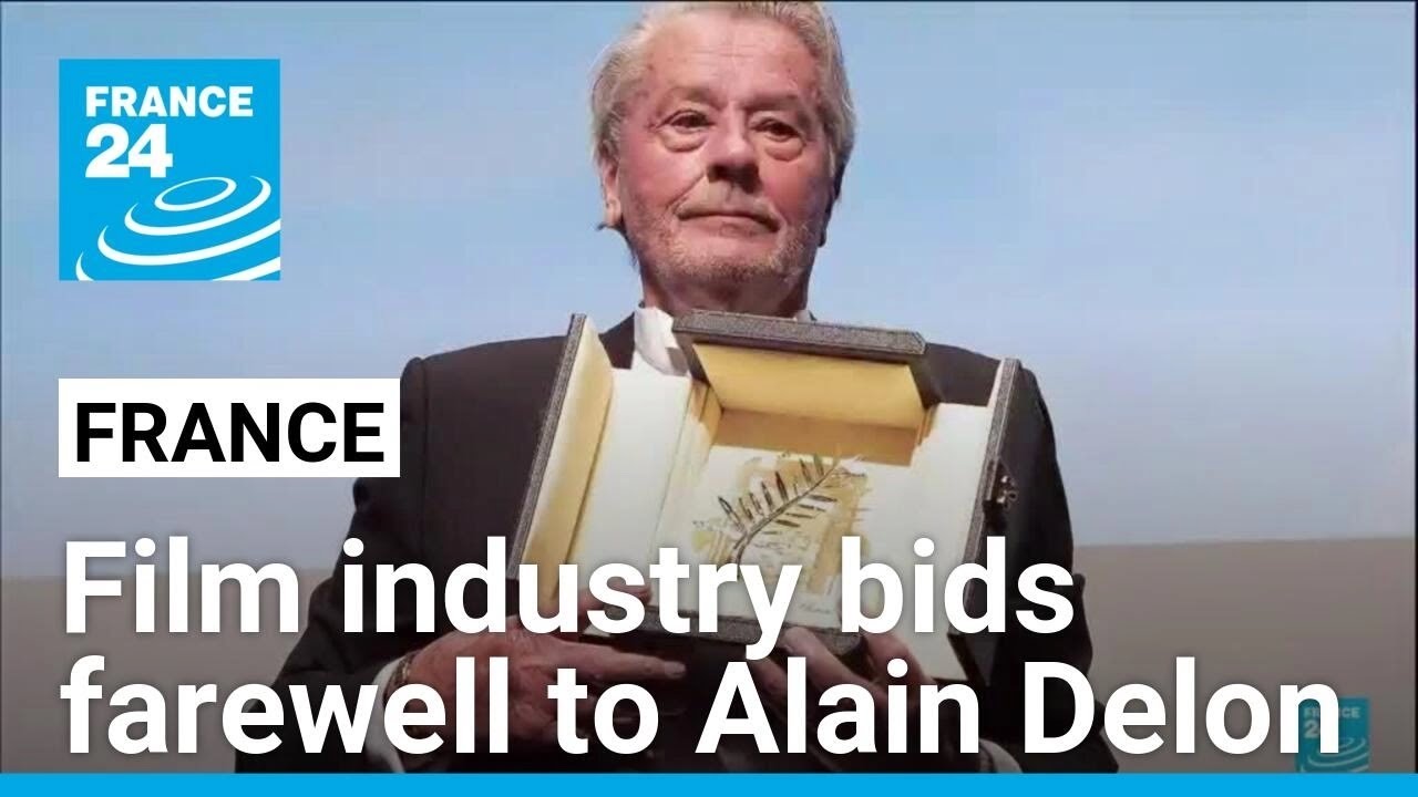 French film industry bids farewell to 'giant' Alain Delon • FRANCE 24 English