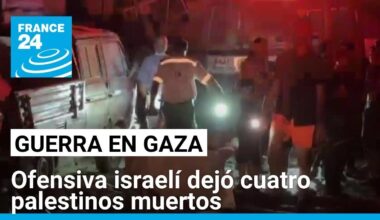 Bombardeo israelí a edificio residencial en Jabalia deja cuatro palestinos muertos • FRANCE 24