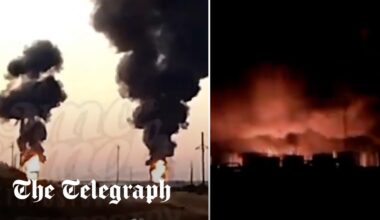 Russia: Fire rages for 24 hours at oil depot after Ukrainian drone attack