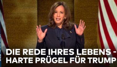 KAMPF UMS WEISSE HAUS: Kamala Harris greift an - Scharfe Attacke gegen Donald Trump | US-Wahlen 2024