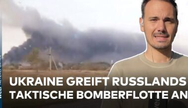 PUTINS KRIEG: Schwerer Brand auf Militärflugplatz in Wolgograd - Ukraine greift Russland massiv an