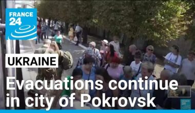 Evacuations continue in Ukrainian city of Pokrovsk as Russia attacks Donetsk region • FRANCE 24