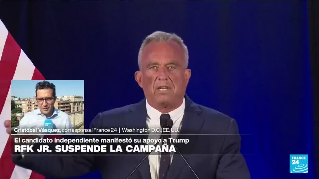 Informe desde Washington: Robert F. Kennedy Jr. se retira de las presidenciales para apoyar a Trump