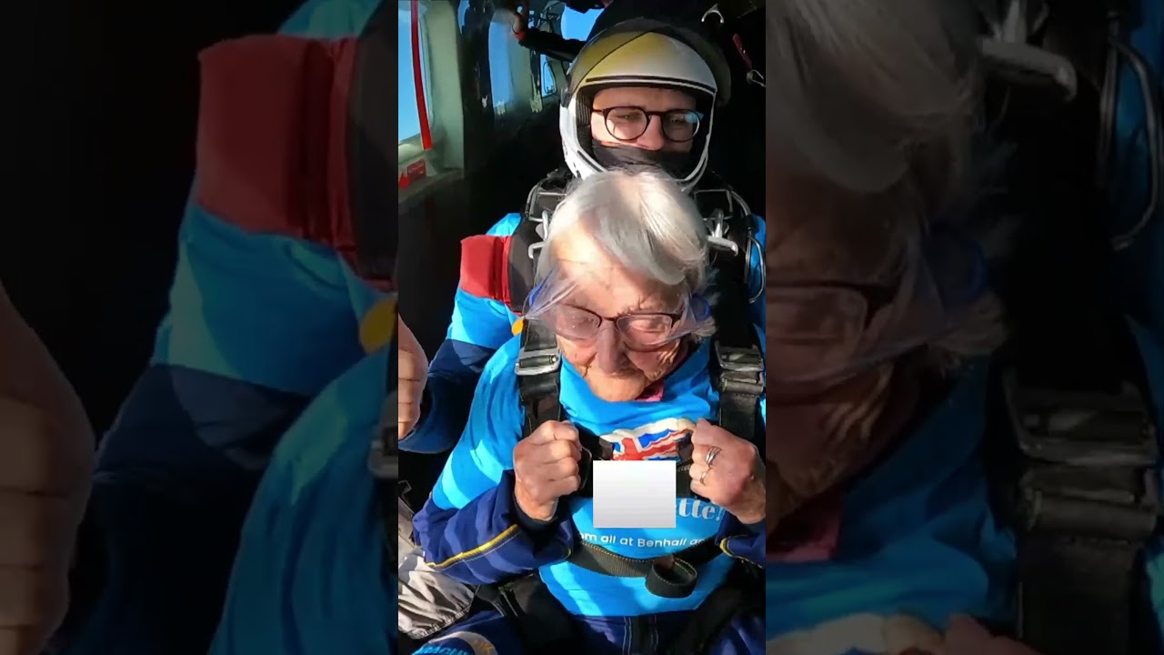 102-year-old breaks skydiving record