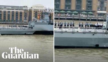 German Navy blasts Darth Vader's Imperial March from its warship in London