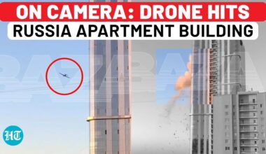 On Cam: Drone Hits Russian Residential Building, 900km From Ukraine Border; This Happens Next…