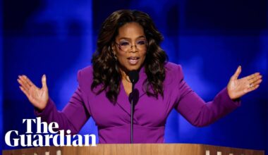 Oprah Winfrey takes a swipe at JD Vance during surprise Democratic convention speech