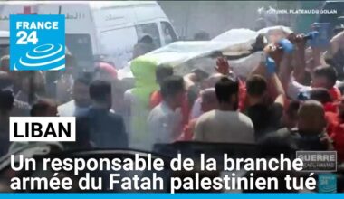 Liban : l’armée israélienne a assassiné un responsable de la branche armée du Fatah palestinien