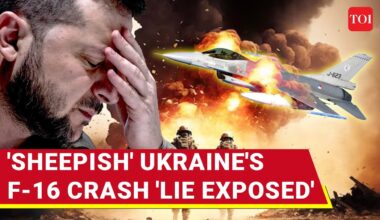 'Stop Lying...': Zelensky Aide 'Exposes' Military's F-16 Crash 'Sham' | Russia-Ukraine War