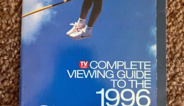 Old TV Guide for the 1996 Games