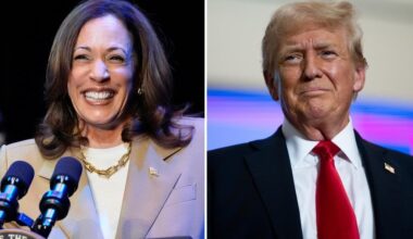 Kamala Harris erases Donald Trump’s advantage in battleground states: poll