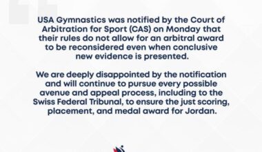 USAG confirms denied appeal