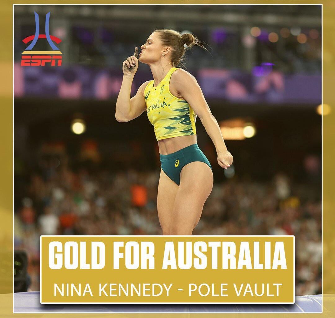 Nina Kennedy wins gold in the women's pole vault