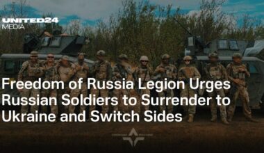 Freedom of Russia Legion Urges Russian Soldiers to Surrender to Ukraine and Switch Sides