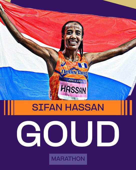 Sifan Hassan sets a Women’s Marathon Olympic record of 2:22:55