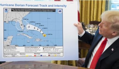 Editing a weather map just so you don't have to admit you misspoke. Weird.