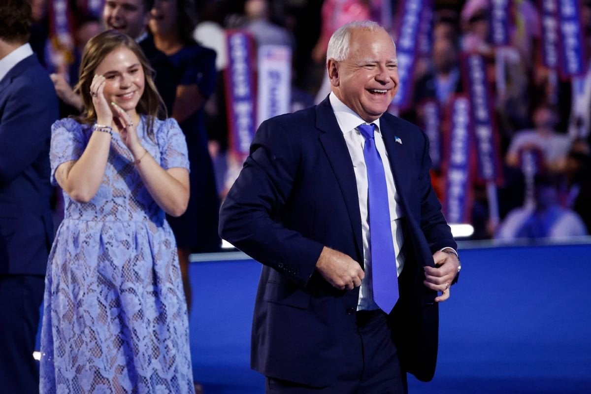 Tim Walz talks Project 2025 at DNC: "It is an agenda that serves nobody except the richest"