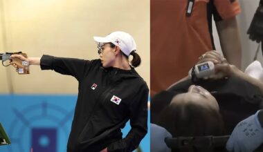 Olympic shooter Kim Ye Ji who went viral globally collapses at a press conference