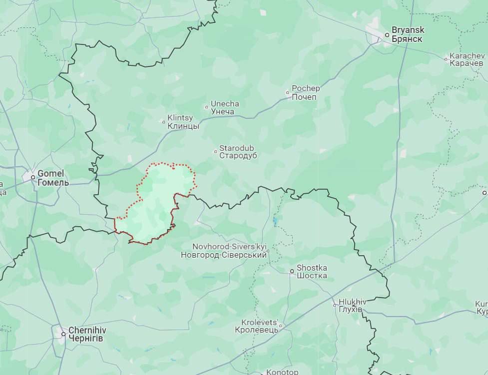 There are reports on telegram that Ukrainian Armed Forces are battling and breaking through on the border with Bryansk Oblast