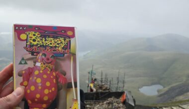 Took my 1992 VHS of Mr Blobby to Snowden today.