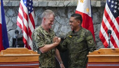 US forces ready with a 'range of options' to deal with South China Sea aggression, US admiral says