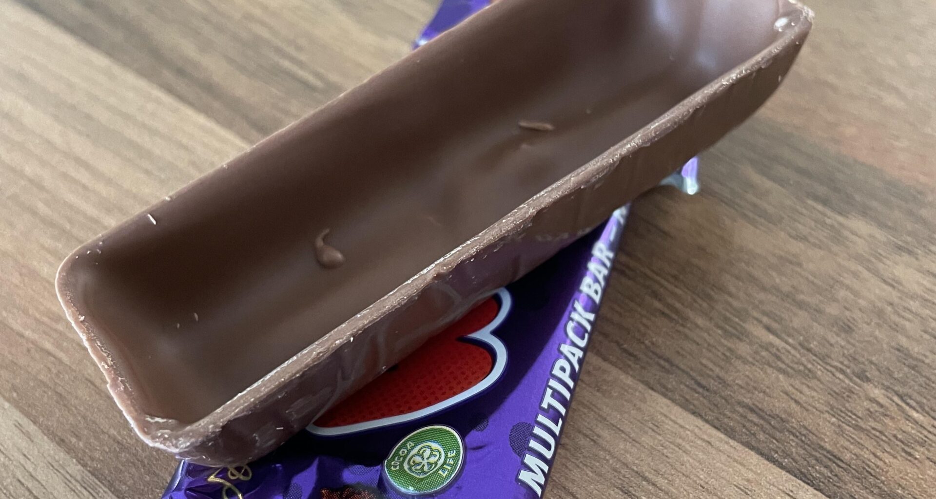 My Wispa had no insides