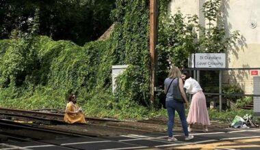 Ever head out on a Saturday to do a photoshoot on train tracks?