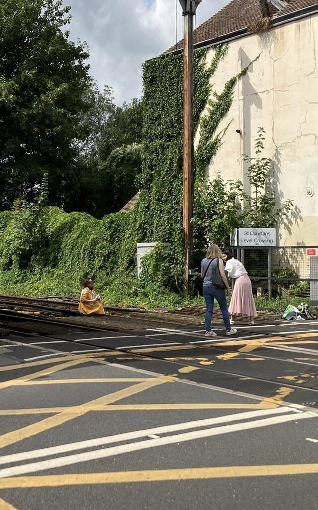 Ever head out on a Saturday to do a photoshoot on train tracks?