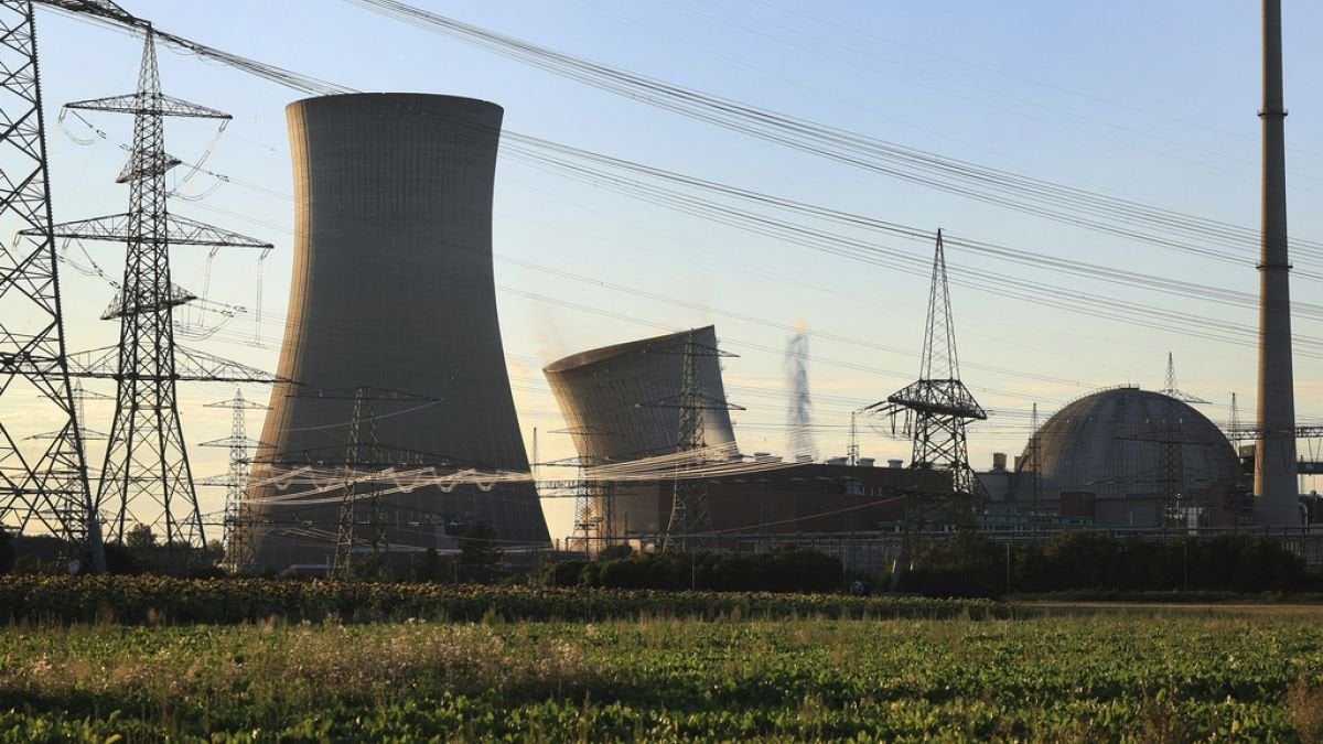 Démolition de l'ancienne centrale nucléaire de Grafenrheinfeld en Allemagne