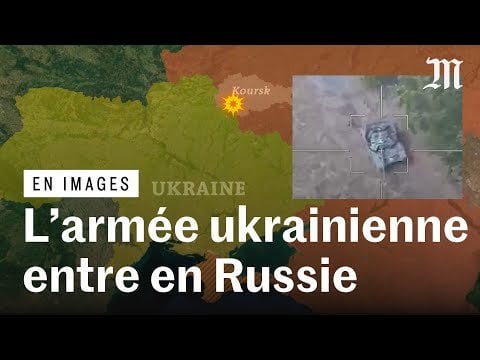 Ukraine : les images géolocalisées de l’importante incursion ukrainienne en Russie - YouTube