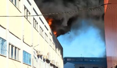 Environ 200 voitures brûlées dans un incendie près de l'aéroport de Lisbonne