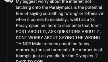 On how to talk about the Paralympics and the athletes