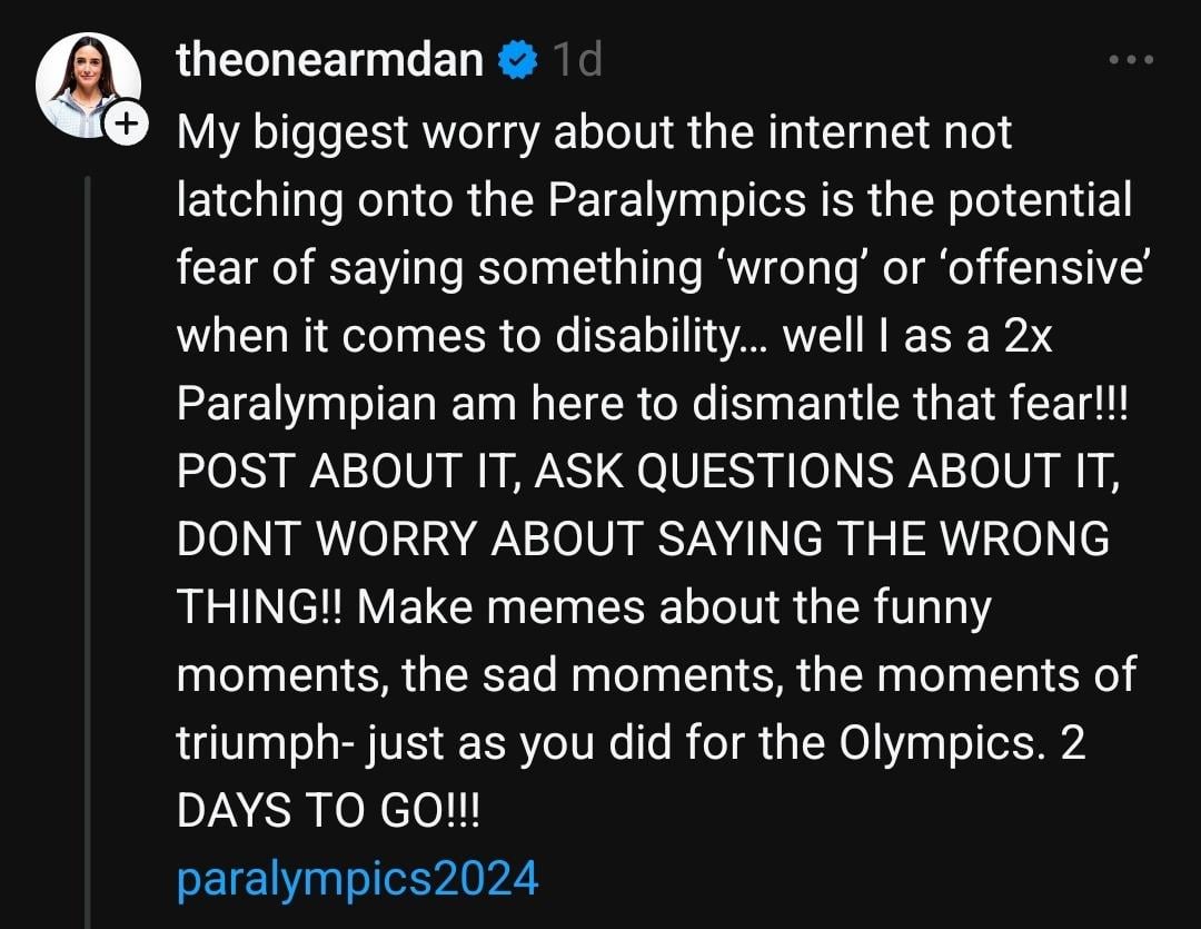 On how to talk about the Paralympics and the athletes