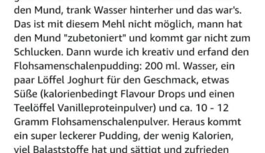 Wenn man zum ersten Mal Flohsamen (psyllium) kauft