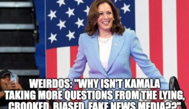 Why is Kamala not sitting down for a long interview I will surely listen to with an open mind?