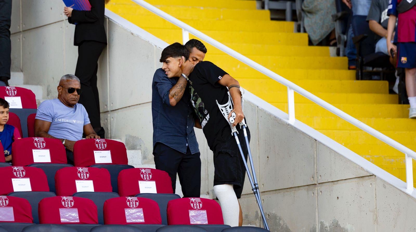 Thiago with Marc Bernal