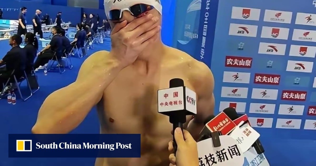 Sun Yang won the 400m freestyle at the National Championships, his first race after a 4-year drug ban.